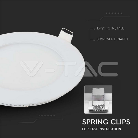 Imagine Panou LED Mini Rotund V-TAC 12W ST 214859