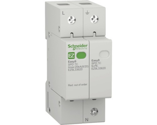 Imagine Descărcător 1P+N 20 kA Easy9 Schneider EZ9L33620