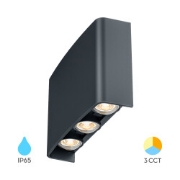 Imagine Corp de iluminat LED de perete 6W 3IN1 VECTOR-B-WL Gri IP65