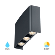 Imagine Corp de iluminat LED de perete 6W 3IN1 VECTOR-B-WL Gri IP65