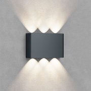 Imagine Corp de iluminat LED de perete 6W 3IN1 VECTOR-B-WL Gri IP65