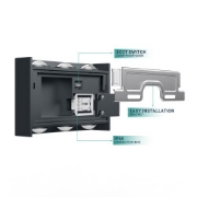Imagine Corp de iluminat LED de perete 6W 3IN1 VECTOR-B-WL Gri IP65