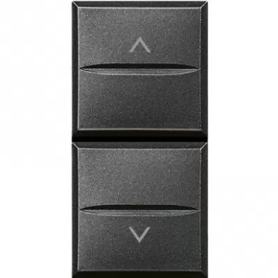 Imagine Tastă falsă 1 modul, antracit, Axolute Bticino HS4950