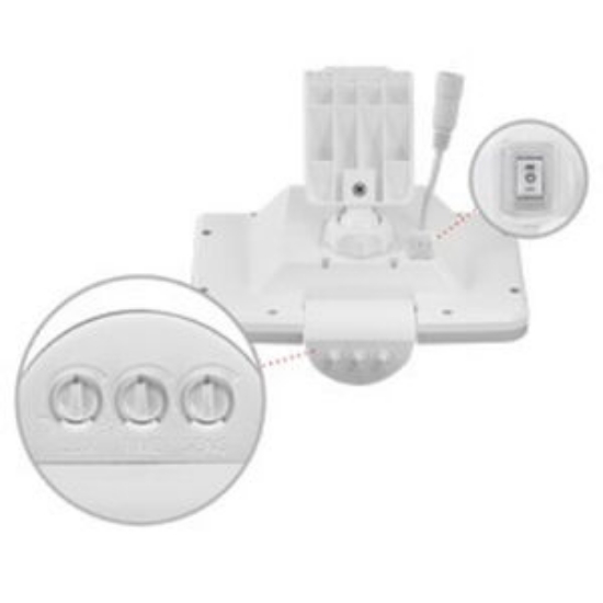 Imagine Proiector solar LED cu senzor PIR 11W 5000K IP54