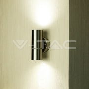 Imagine Aplica de perete V-TAC VT-7622, corp din oțel inoxidabil, 2 direcții, IP44