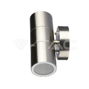 Imagine Aplica de perete V-TAC VT-7622, corp din oțel inoxidabil, 2 direcții, IP44