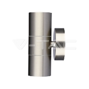 Imagine Aplica de perete V-TAC VT-7622, corp din oțel inoxidabil, 2 direcții, IP44