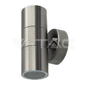 Imagine Aplica de perete V-TAC VT-7622, corp din oțel inoxidabil, 2 direcții, IP44