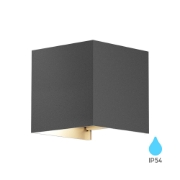 Imagine Corp de iluminat perete gri 1xG9 IP54 VECKTA-B-WL.2