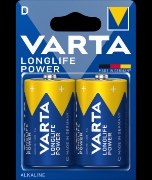 Imagine Baterie alcalină Varta Longlife Power D LR20, 1.5V, set 2 bucăți