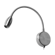 Imagine Lampă de perete flexibilă LED, Nichel satinat, 3W, 4200K