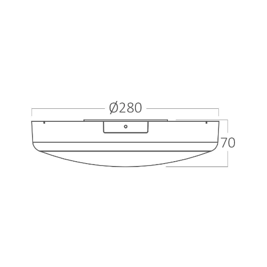 Imagine Aplica LED cu senzor și kit de urgență 20W 3in1 Grande IP54