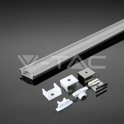 Imagine Profil Aluminiu pentru Bandă LED 2m 24,7mm x 7mm Alb