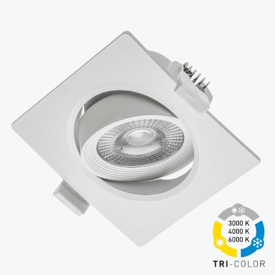 Imagine Spot LED VOLARE CCT Pătrat 7W 630lm AC220-240V IP20 38°