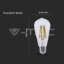 Imagine Bec LED ST64 E27 4W cu filament 3000K model Edison
