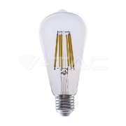 Imagine Bec LED ST64 E27 4W cu filament 3000K model Edison