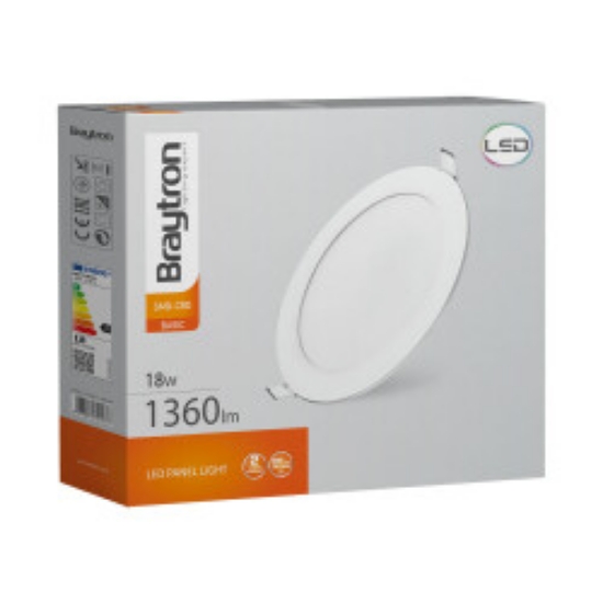 Imagine Spot LED rotund încastrat 18W 1360lm 3000K Ø225mm Braytron