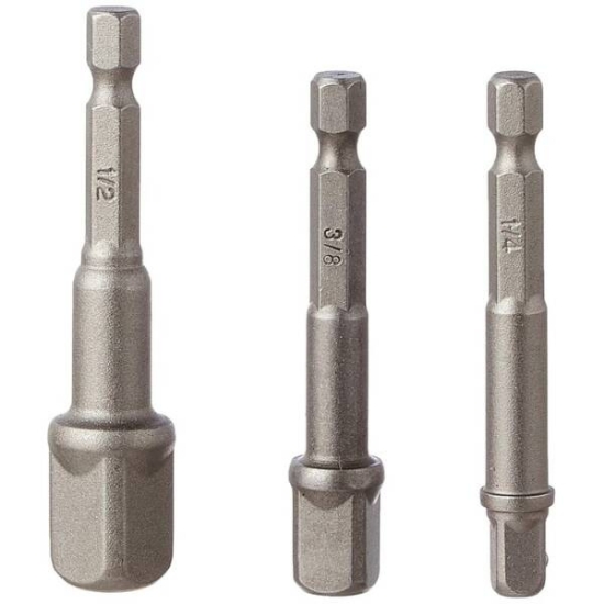 Imagine Set 3 adaptoare 1/4", 3/8", 1/2"