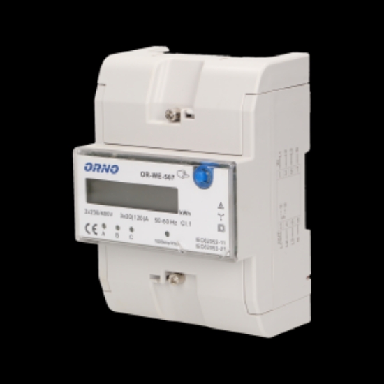 Imagine Contor de energie monofazat ORNO OR-WE-522, 80A, 230V, IP20