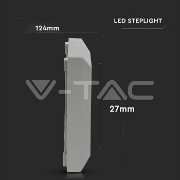Imagine Corp de iluminat LED pentru scări 2W 4000K Alb/Negru