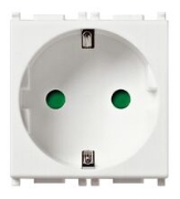 Imagine Priză Schuko cu capac modular alb 2M Thea Panasonic