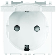 Imagine Priză Schuko cu capac modular alb 2M Thea Panasonic