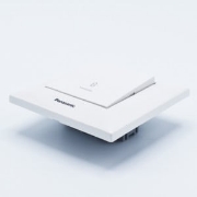 Imagine Comutator cap scară cu LED Arkedia Panasonic ST alb