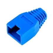 Imagine Manson de protecție mufă RJ45 albastru, set 100 bucăți