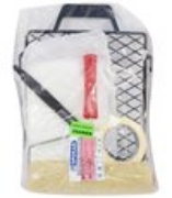 Imagine Set Rolă verde din poliacril 240mm, cu grătar din PVC și folie de protecție