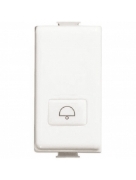 Imagine Buton interblocat jaluzele 10A modular 1M alb