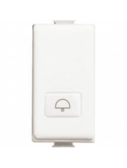 Imagine Buton interblocat jaluzele 10A modular 1M alb