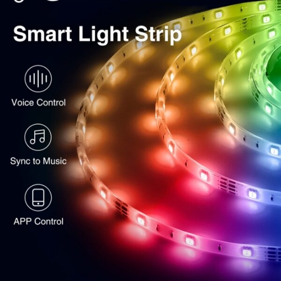 Imagine Banda LED Gosund SL2 5M WiFi Smart Light Strip
