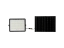 Imagine Proiector LED VTAC 20W 1800lm lumină rece cu panou solar negru IP65 cablu 3m