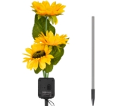 Imagine Lampă Solară Decorativă Floarea Soarelui Rebel