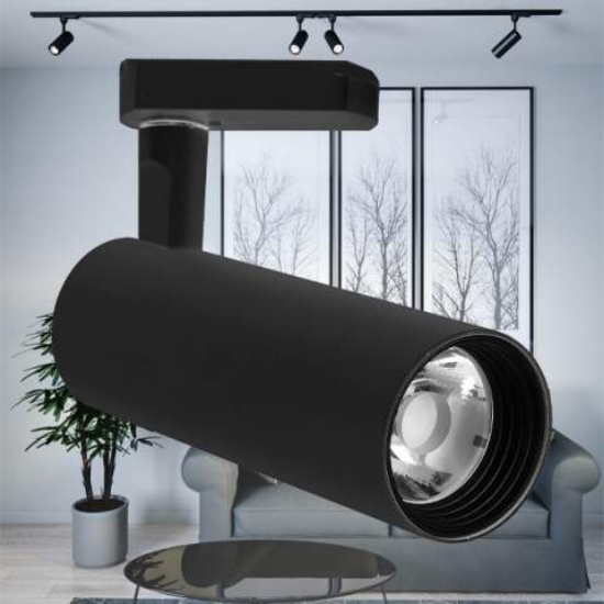 Imagine Spot LED pe șină 15W Negru Braytron 3000K 1180lm