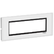 Imagine Rama ornament Schneider Easy Styl 4 module Sticla Alb/Negru