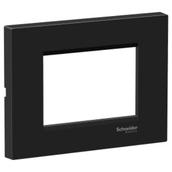 Imagine Rama ornament Schneider Easy Styl 4 module Sticla Alb/Negru