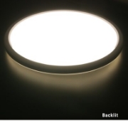 Imagine Plafonieră LED Rotundă PC 24W 230V Lumină Albă - IP44 - Negru