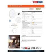 Imagine Plafonieră LED cu senzor de mișcare 20W 6400K Horoz HRZ 160-26
