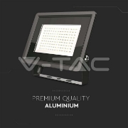 Imagine Proiector LED V-TAC SMD Slim 200W Lumină Rece Negru Seria F