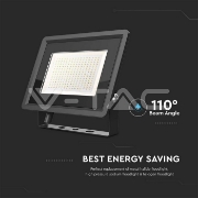 Imagine Proiector LED V-TAC SMD Slim 200W Lumină Rece Negru Seria F