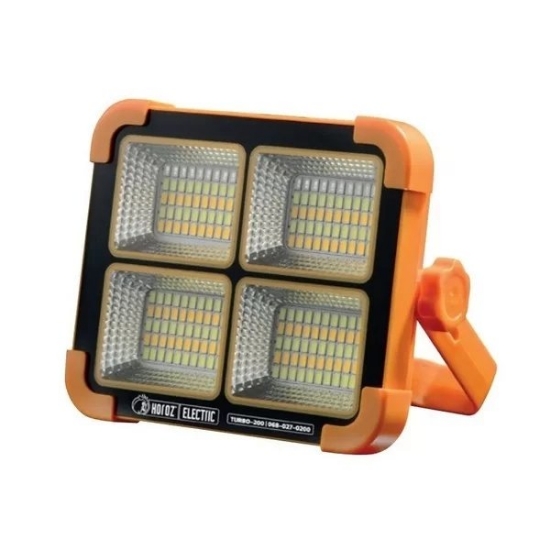 Imagine Proiector LED solar Turbo, 200W, 1466lm, IP44, cu lumină ajustabilă 068-027-0200