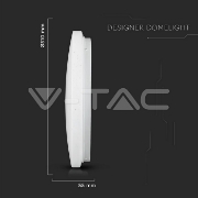 Imagine Plafonieră LED V-TAC 18W cu temperatură de culoare interschimbabilă 217604