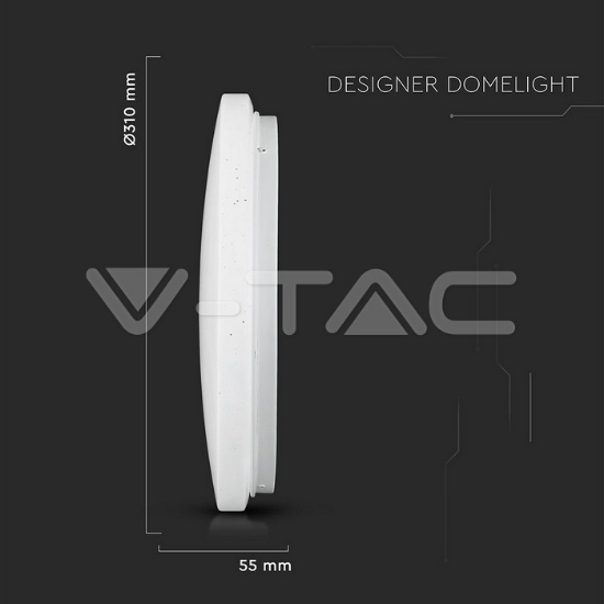 Imagine Plafonieră LED V-TAC 18W cu temperatură de culoare interschimbabilă