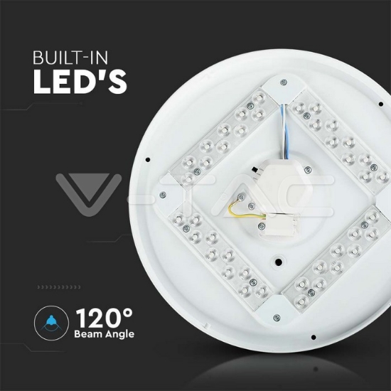 Imagine Plafonieră LED V-TAC 18W cu temperatură de culoare interschimbabilă 217604