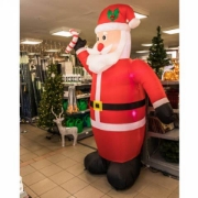 Imagine Moș Crăciun gonflabil 240 cm cu LED