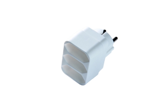 Imagine Cuplă PVC Martin Kaiser cu contact de împământare IP44 Alb - 552/KWS