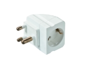 Imagine Cuplă PVC Martin Kaiser cu contact de împământare IP44 Alb - 552/KWS