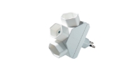 Imagine Cuplă PVC Martin Kaiser cu contact de împământare IP44 Alb - 552/KWS
