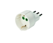 Imagine Cuplă PVC Martin Kaiser cu contact de împământare IP44 Alb - 552/KWS
